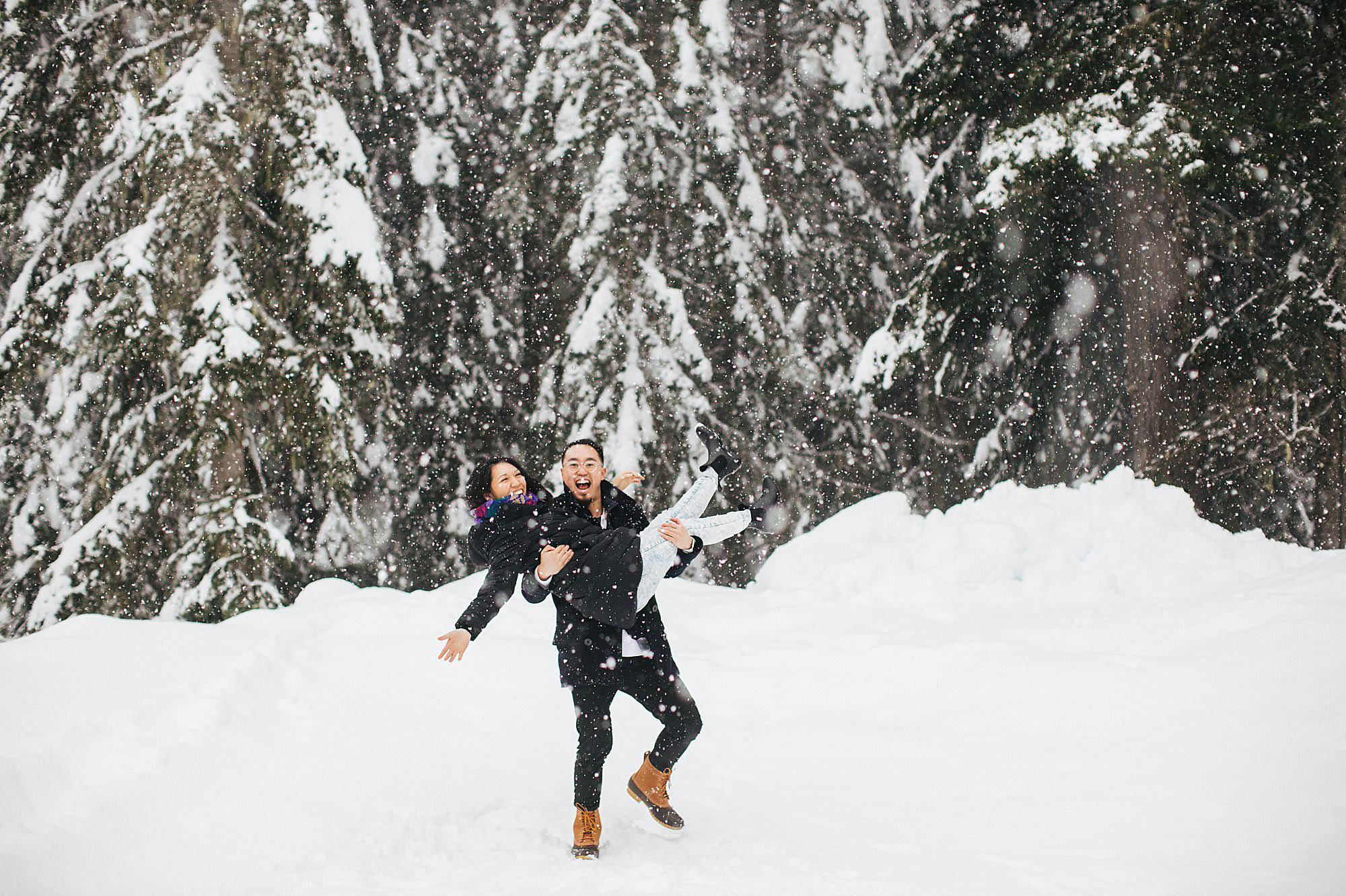 snoquamie pass engagement photos