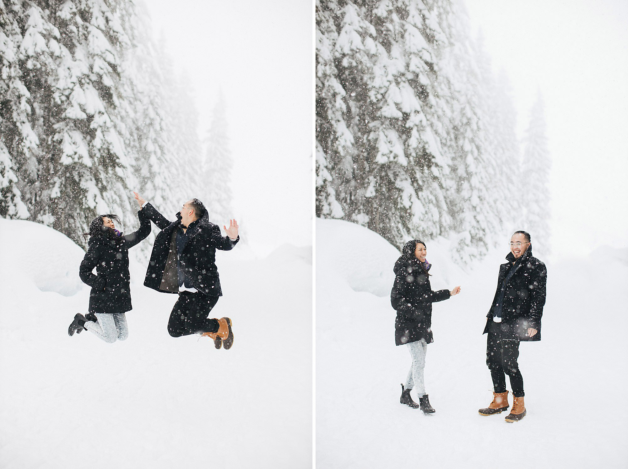 snoquamie pass engagement photos