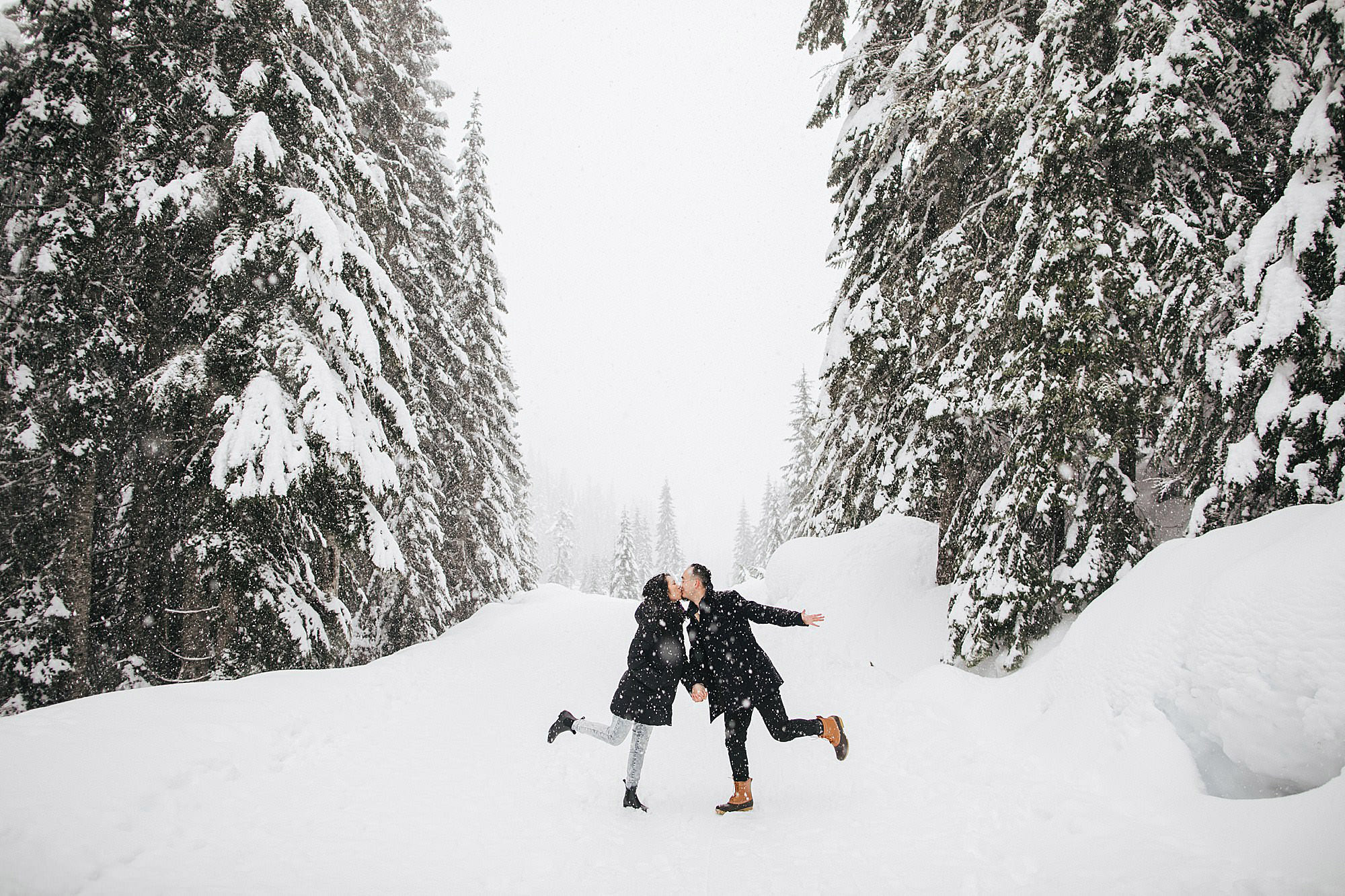 snoquamie pass engagement photos