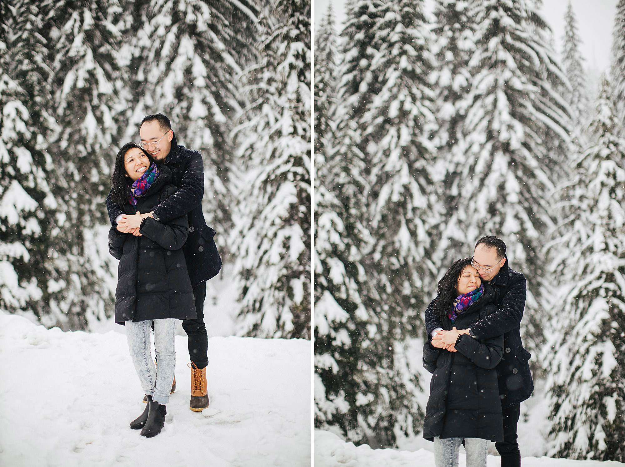 snoquamie pass engagement photos