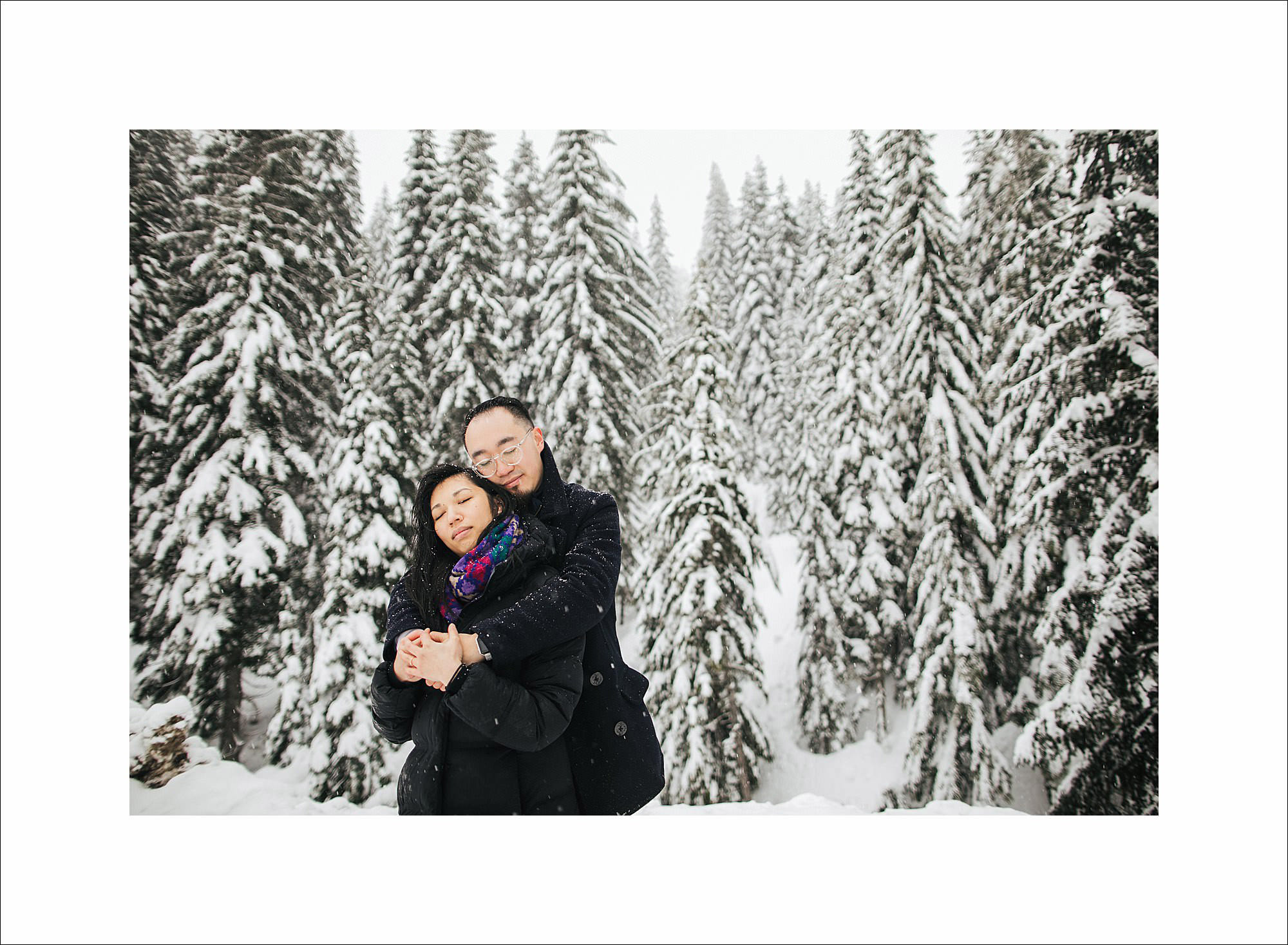 snoquamie pass engagement photos