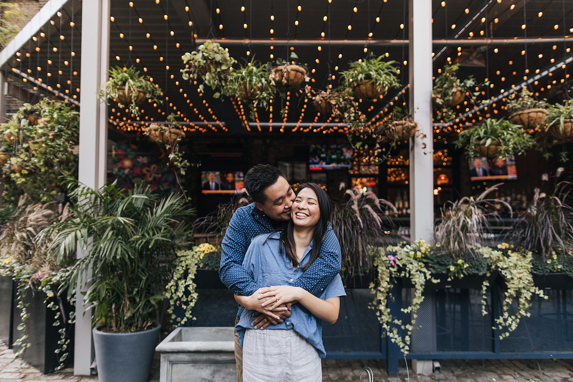 Fulton Market Engagement Photos