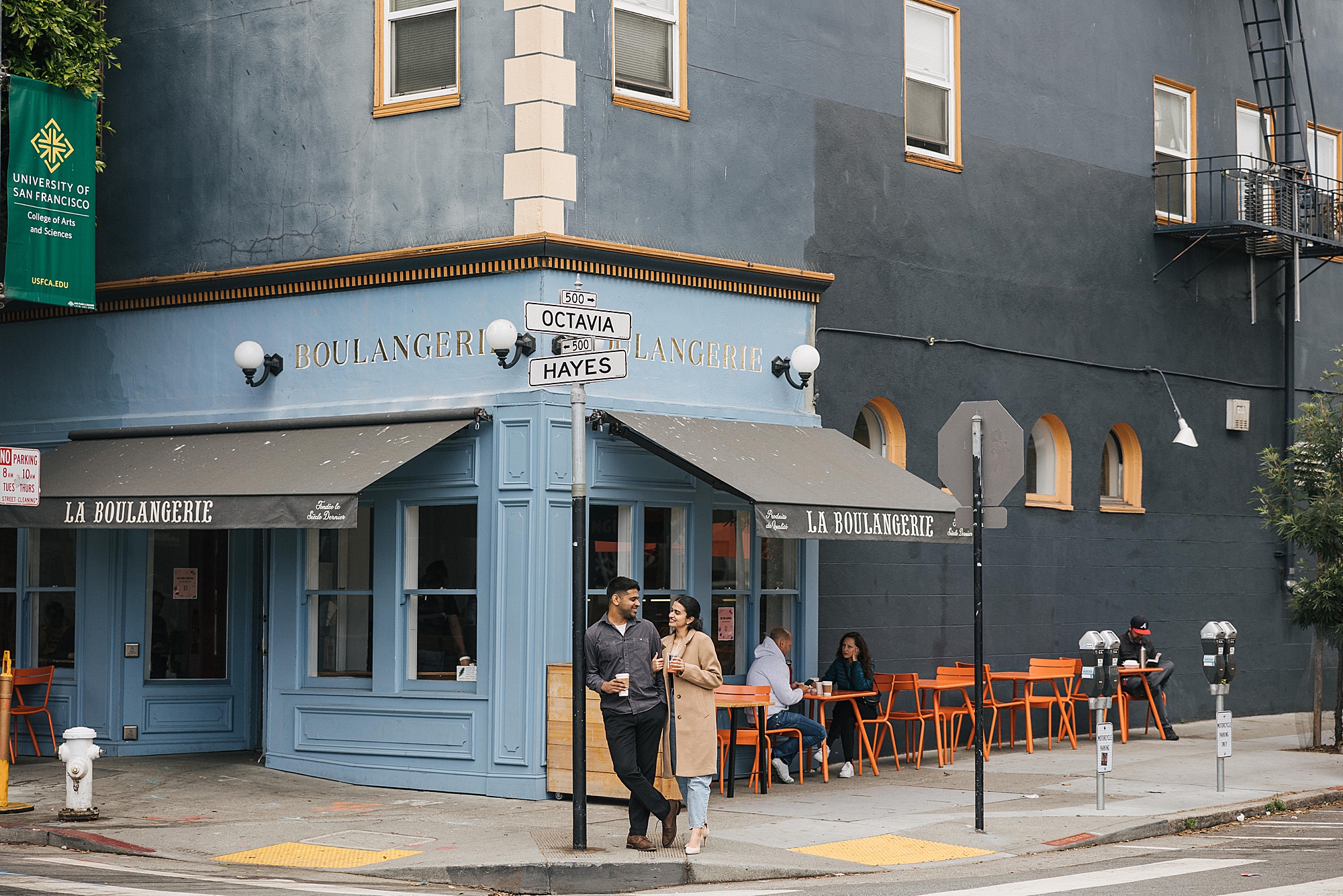 San Francisco Engagement Photos at La Boulangerie